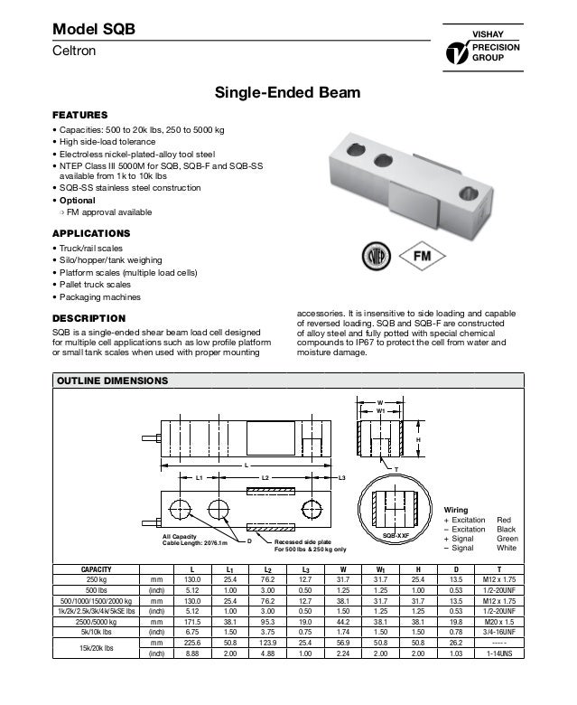 Shear Beam Load Cell