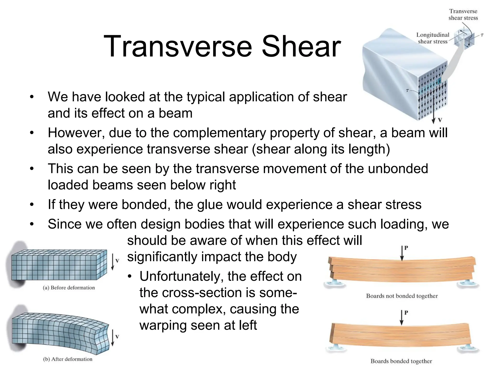 Shear Applications Engineering Evaluation of Shear in Statics | PDF