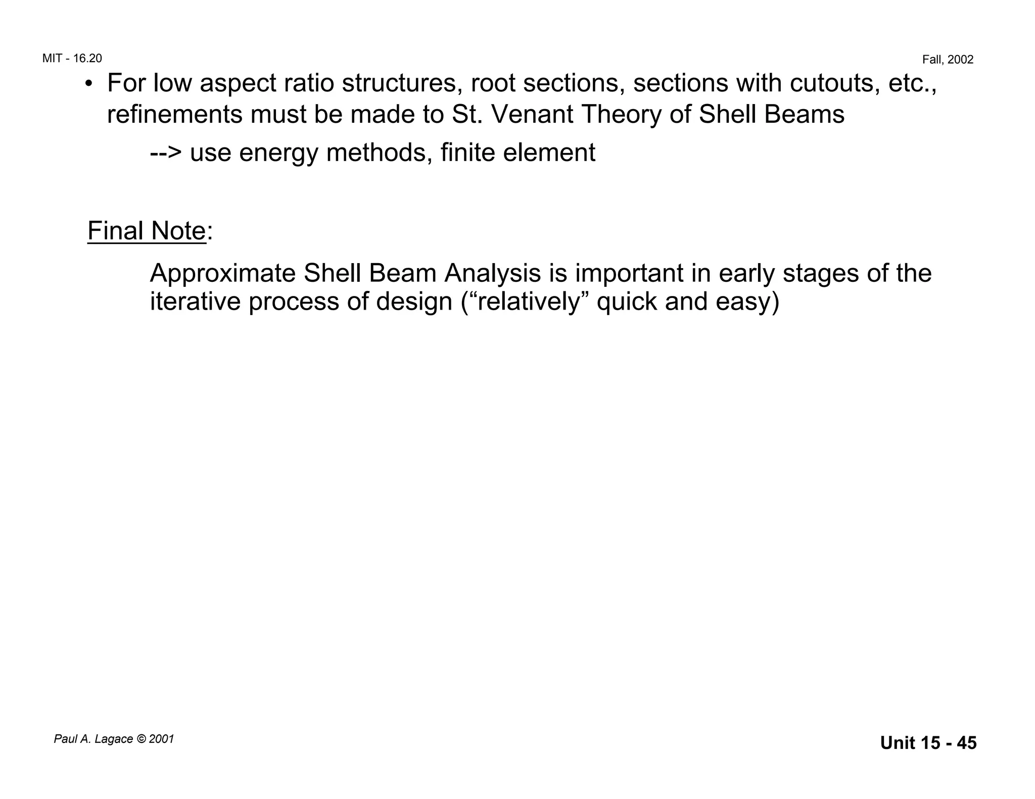 Shearing & torsion of shell beams | PDF