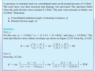 Shear Strength of soil Geotechnical Engineering | PDF