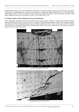 Shear strength of rc deep beam panels – a review | PDF