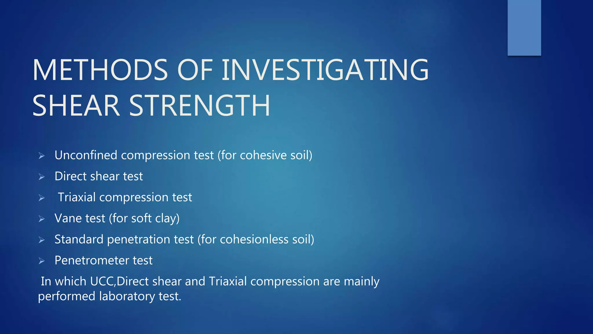 SHEAR STRENGTH THEORY | PPTX