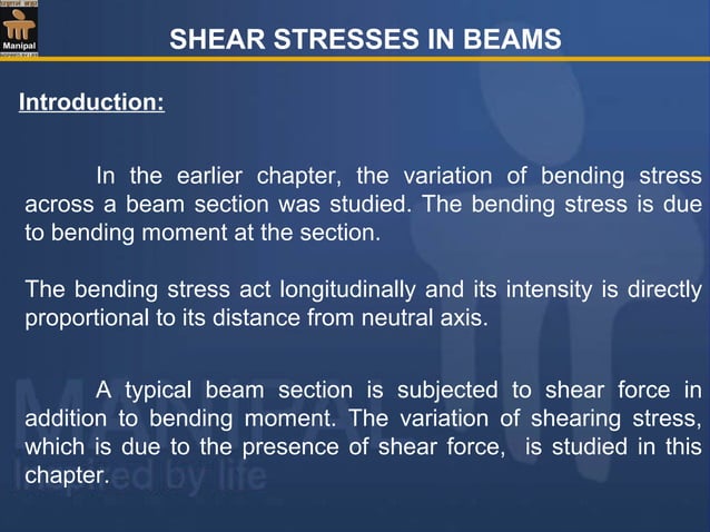 Shear stresses in beams | PPT | Physics | Science