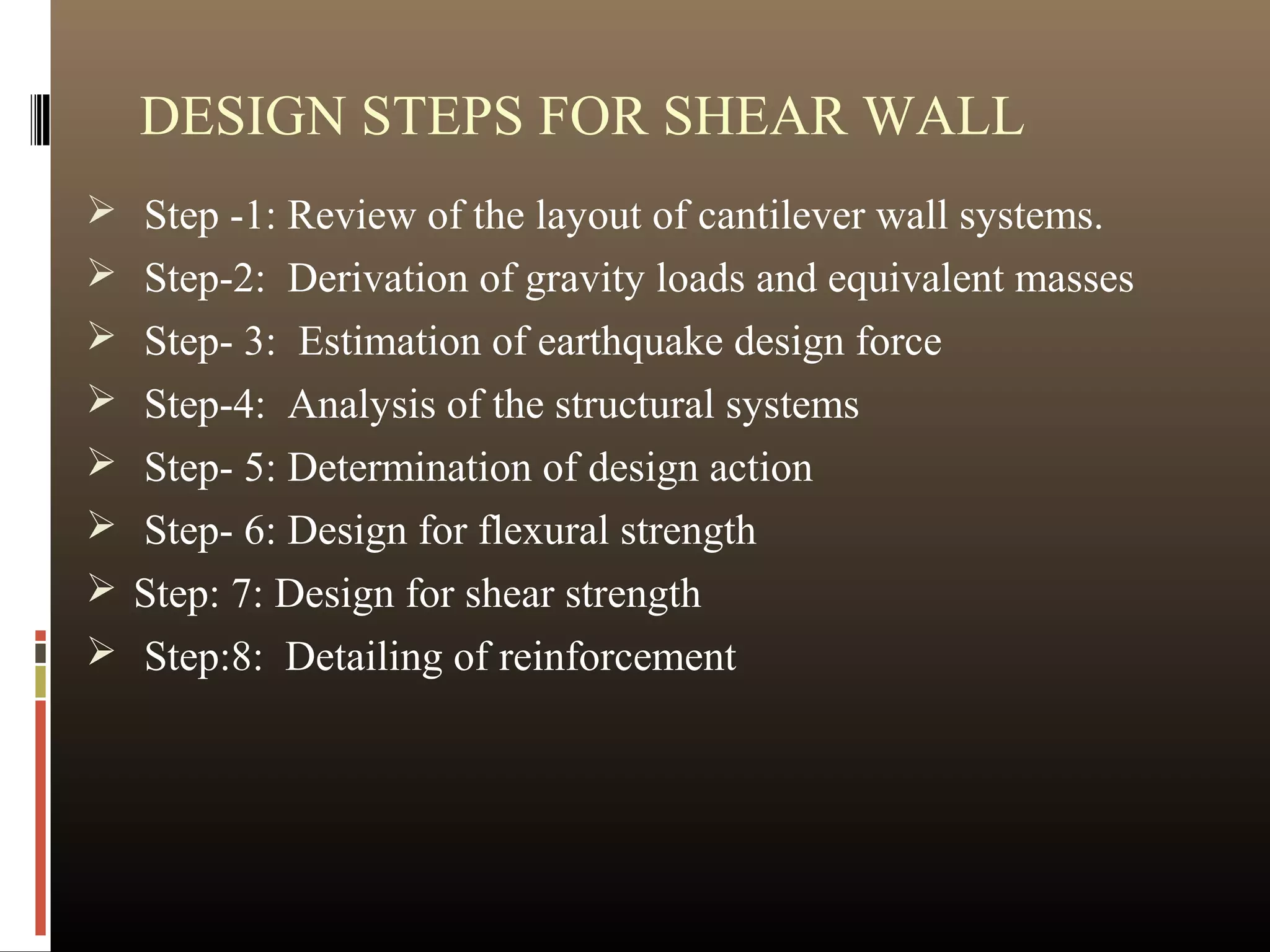 Shear wall and its design guidelines | PPT