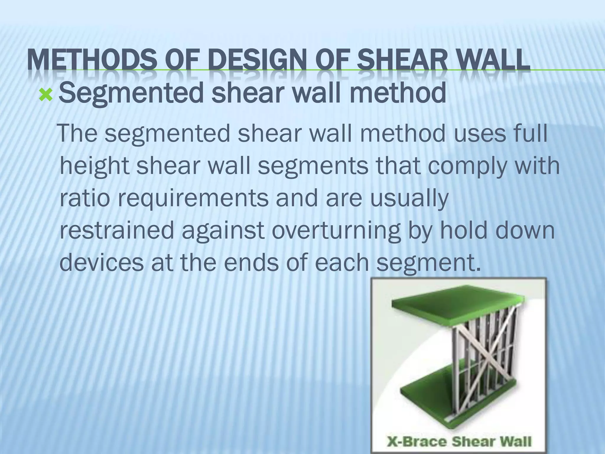 Shear walls