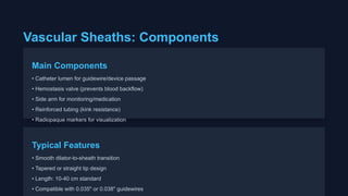 Sheaths & Guide Catheters and Diagnostic catheters.pptx