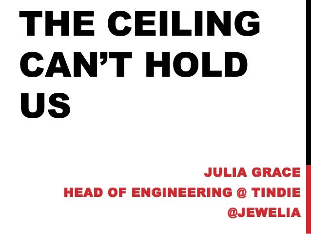 The Ceiling Can T Hold Us