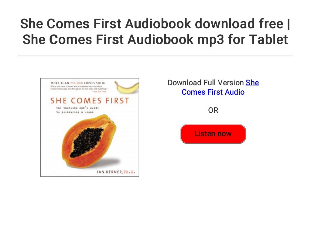 she comes first audiobook free download