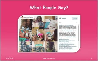 What People Say?
9/24/2016 www.shecrate.com 20
 