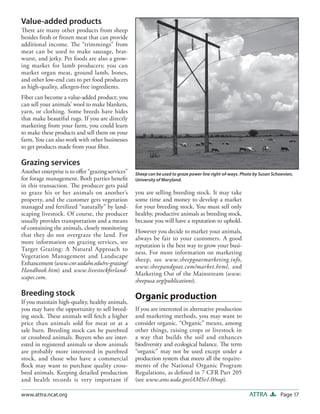 Sheep: Sustainable and Organic Production | PDF