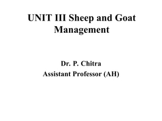 Sheep & Goat 1.ppt sjjdgevjebhehhdokenbe | PPT