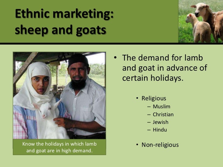 Profitable production and marketing of meat goats and sheep