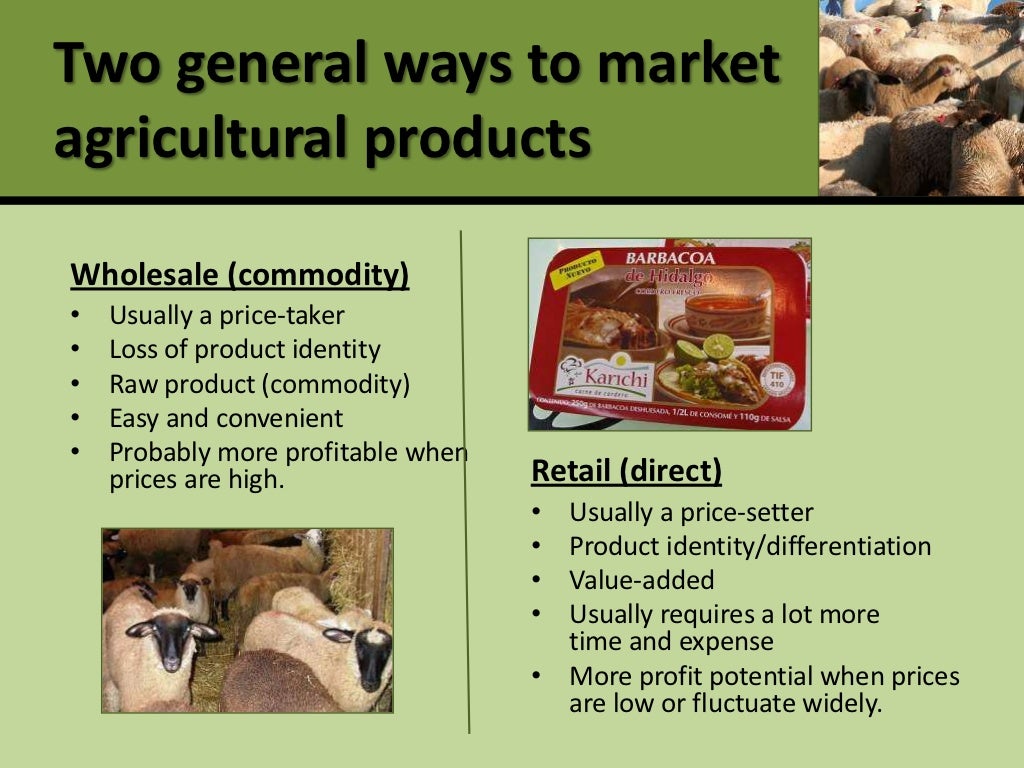 Profitable production and marketing of meat goats and sheep