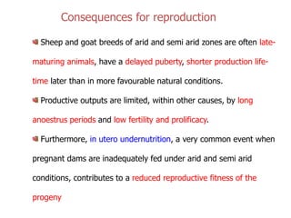 Genetic basis and improvement of reproductive traits