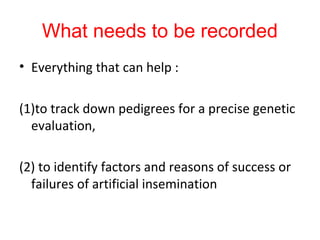 Getting started in the AI system: Rams selection and management