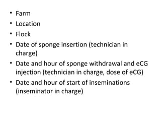 Getting started in the AI system: Rams selection and management
