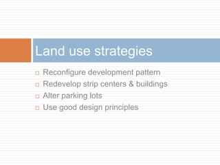 Reconfigure development pattern