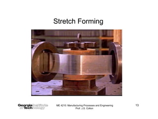Engineering Forming Sheet Metal Forming | PPT