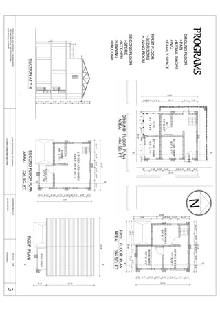 Floor Plans and Sections- LCH