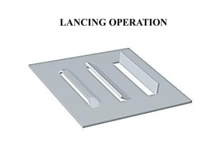 LANCING OPERATION
 