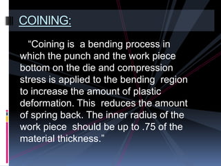 Sheet Metal Forming | PPTX