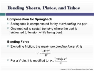 Sheet metal processes | PPT