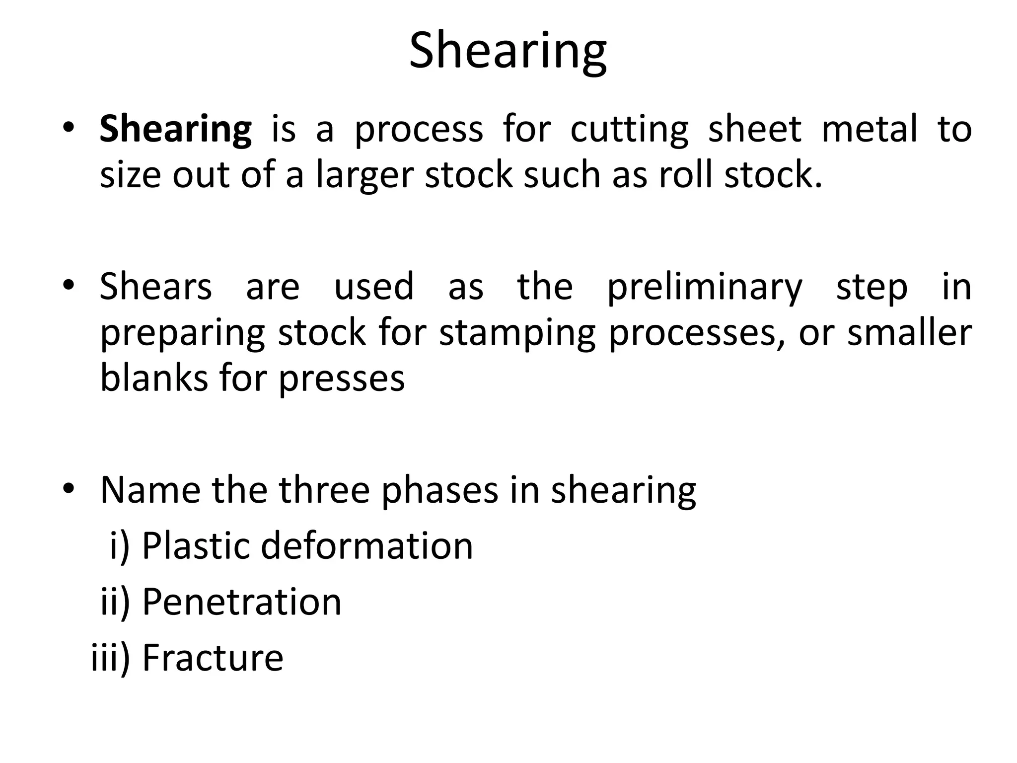 Sheet metal process unit 4 notes | PDF