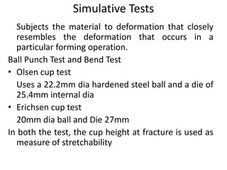 Sheet metal process unit 4 notes | PDF