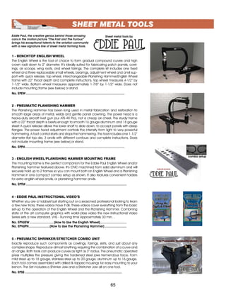 Sheet metal tools (Workshop Technology) | PDF