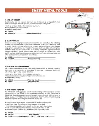 Sheet metal tools (Workshop Technology) | PDF