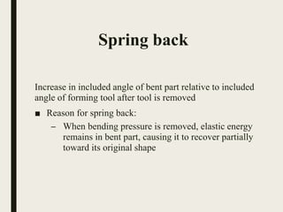 Sheet metal working | PPTX
