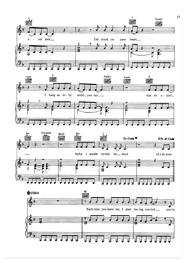 sheet music piano the all time best collection vol3 leave it there sheet music