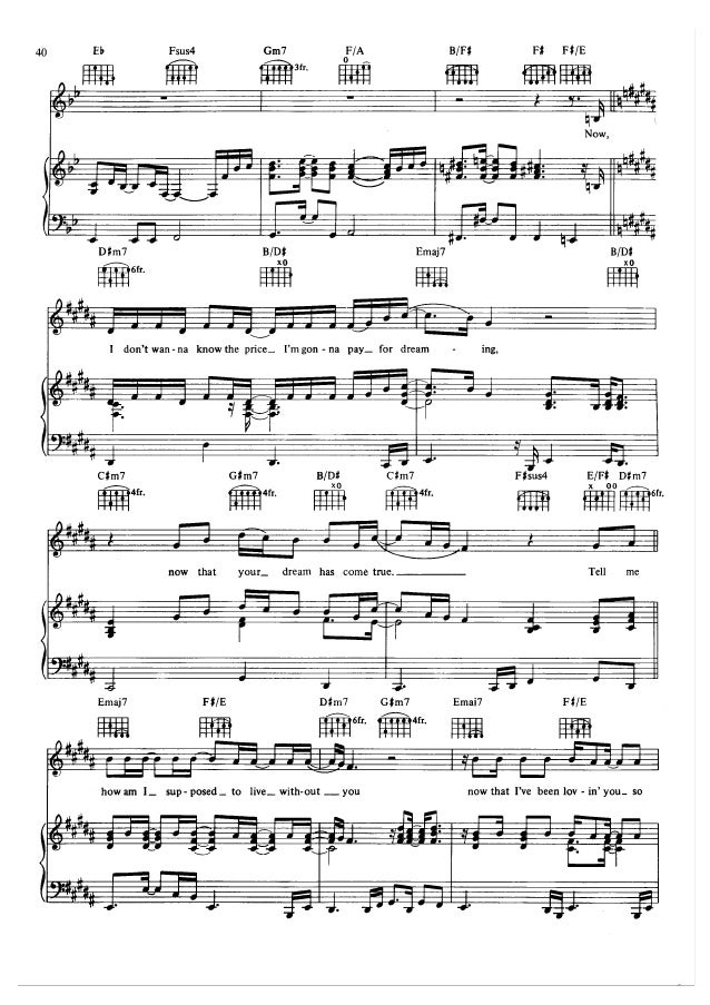 sheet music piano the all time best collection vol3 r and b piano sheet music