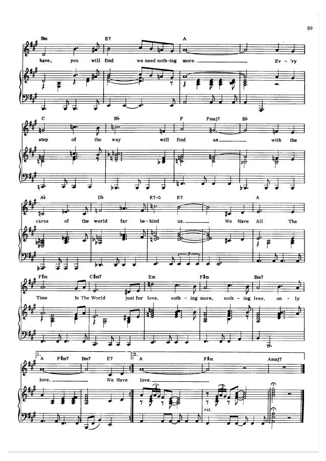 sheet music piano the all time best collection vol3 better together piano sheet music