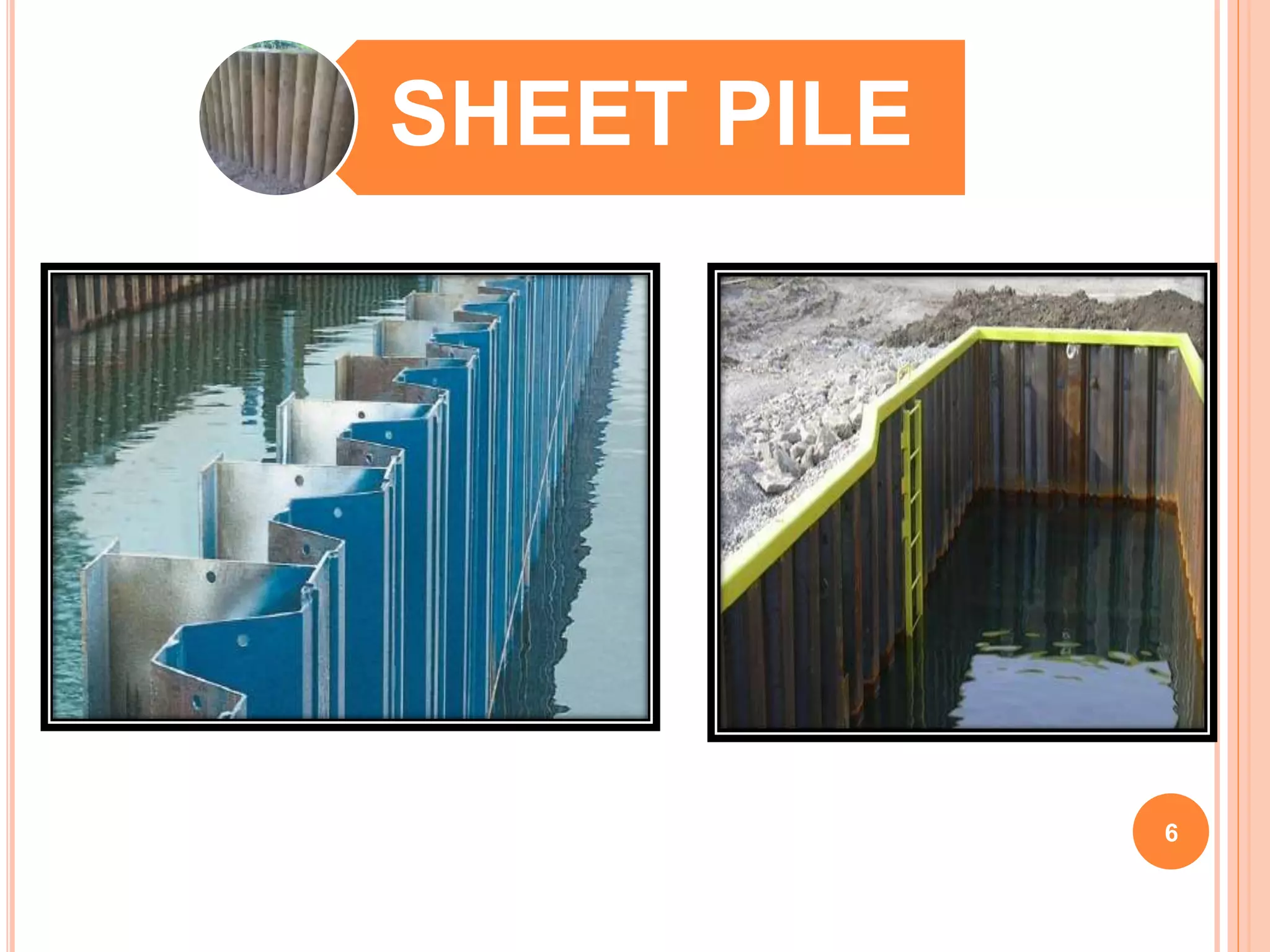 Piling Sheet.pdf Sheet pile presentation | PPTX