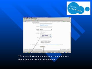 Typ de 8 weergegeven tekens in… Klik nu op “Ik ga akkoord” 