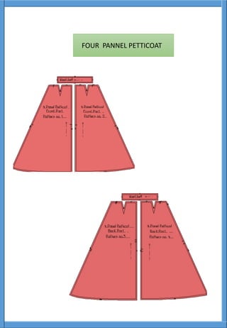 FOUR PANNEL PETTICOAT
 