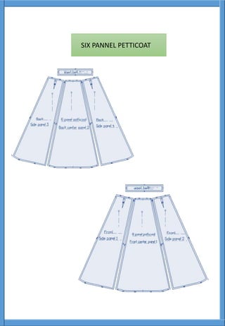 SIX PANNEL PETTICOAT
 
