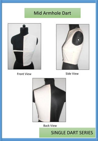 Front View Side View
Back View
SINGLE DART SERIES
Mid Armhole Dart
 