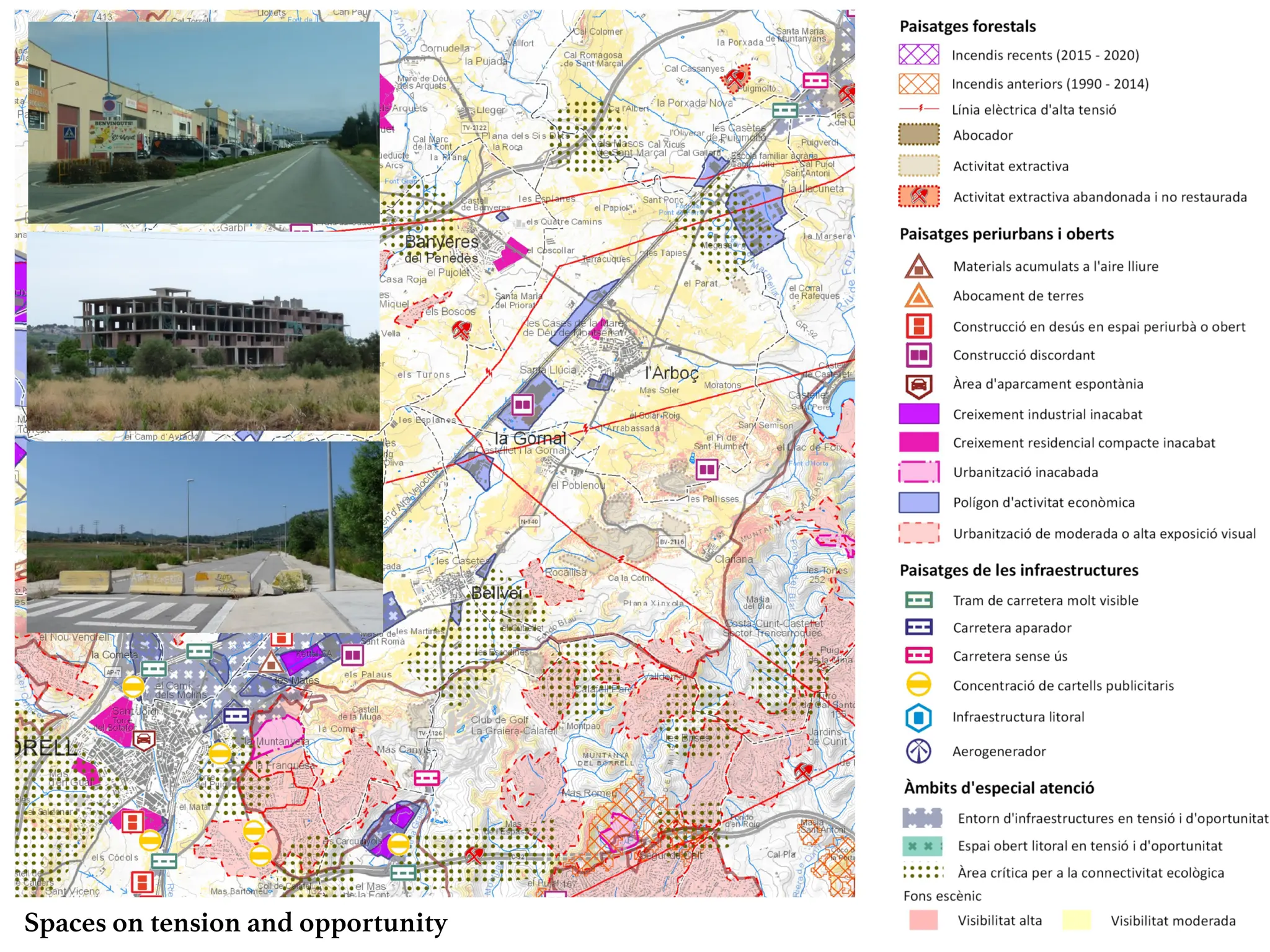 Spaces on tension and opportunity
 
