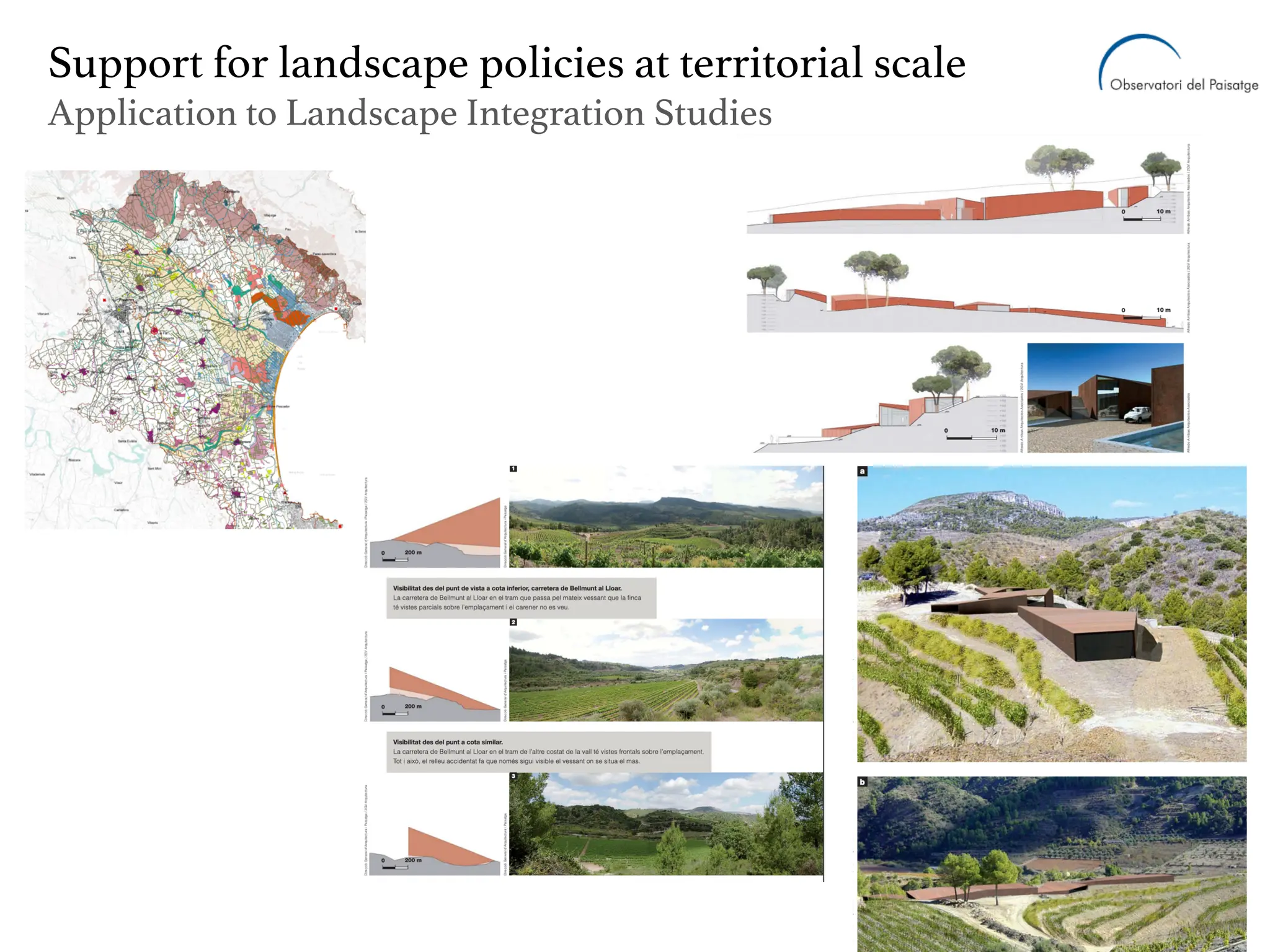 Support for landscape policies at territorial scale
Application to Landscape Integration Studies
 