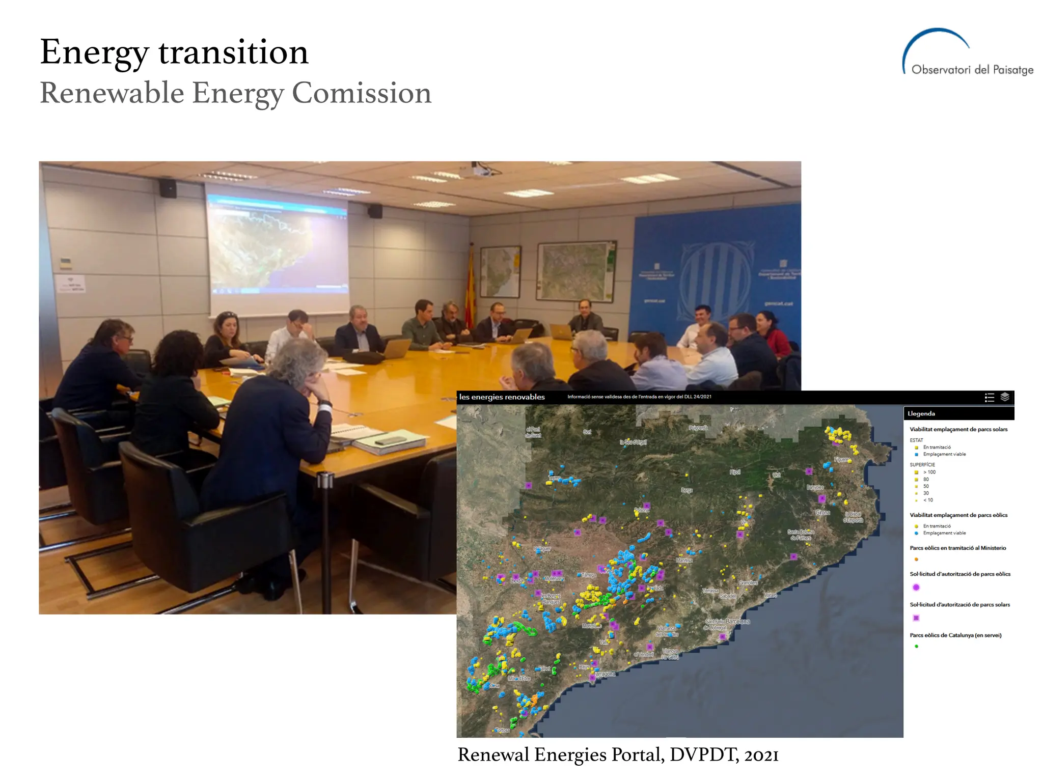 Renewal Energies Portal, DVPDT, 2021
Energy transition
Renewable Energy Comission
 
