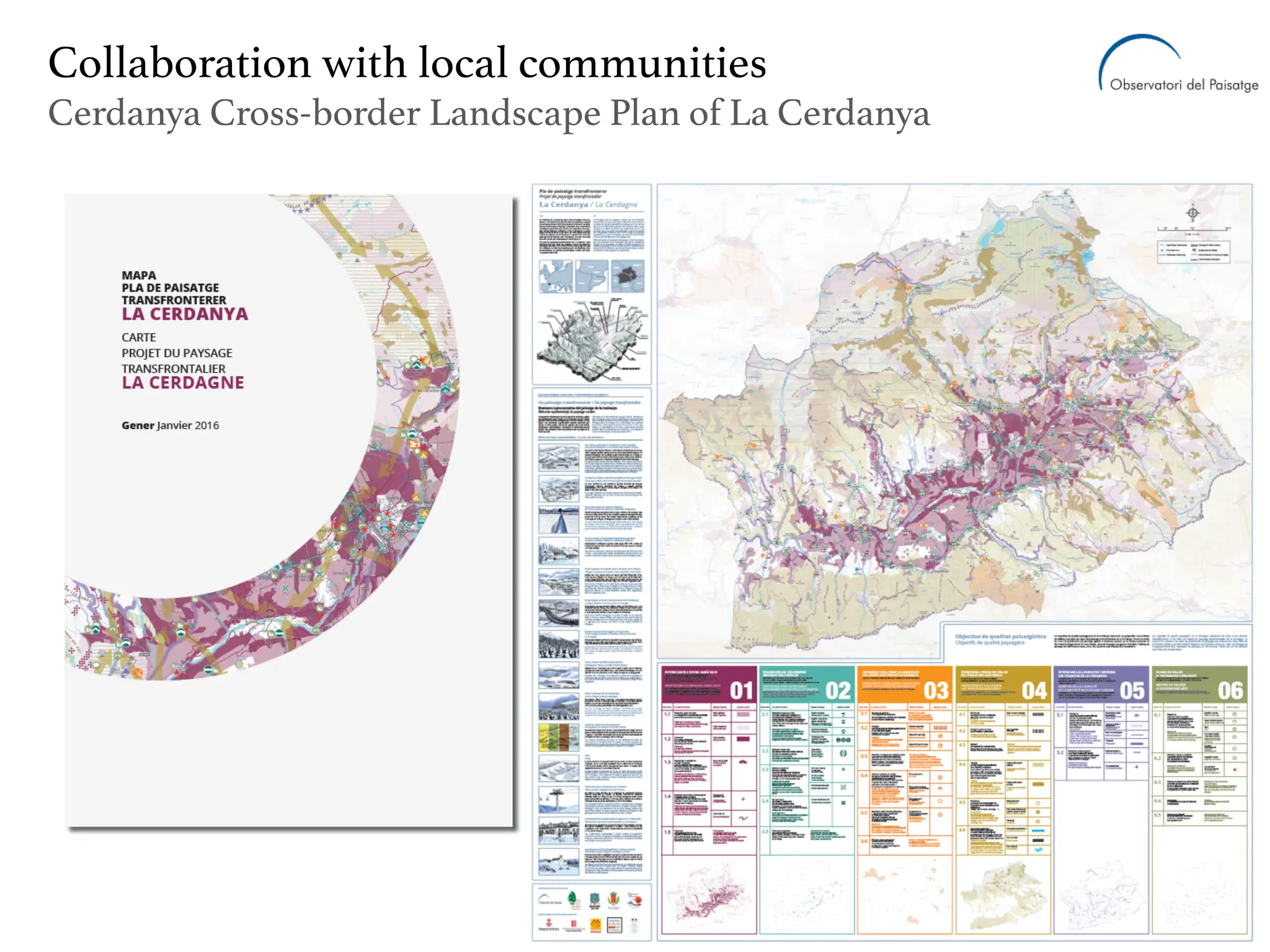 Collaboration with local communities
Cerdanya Cross-border Landscape Plan of La Cerdanya
 