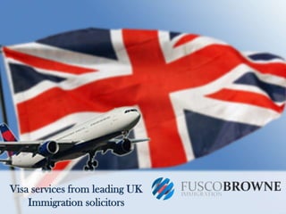 Visa services from leading UK
Immigration solicitors
 