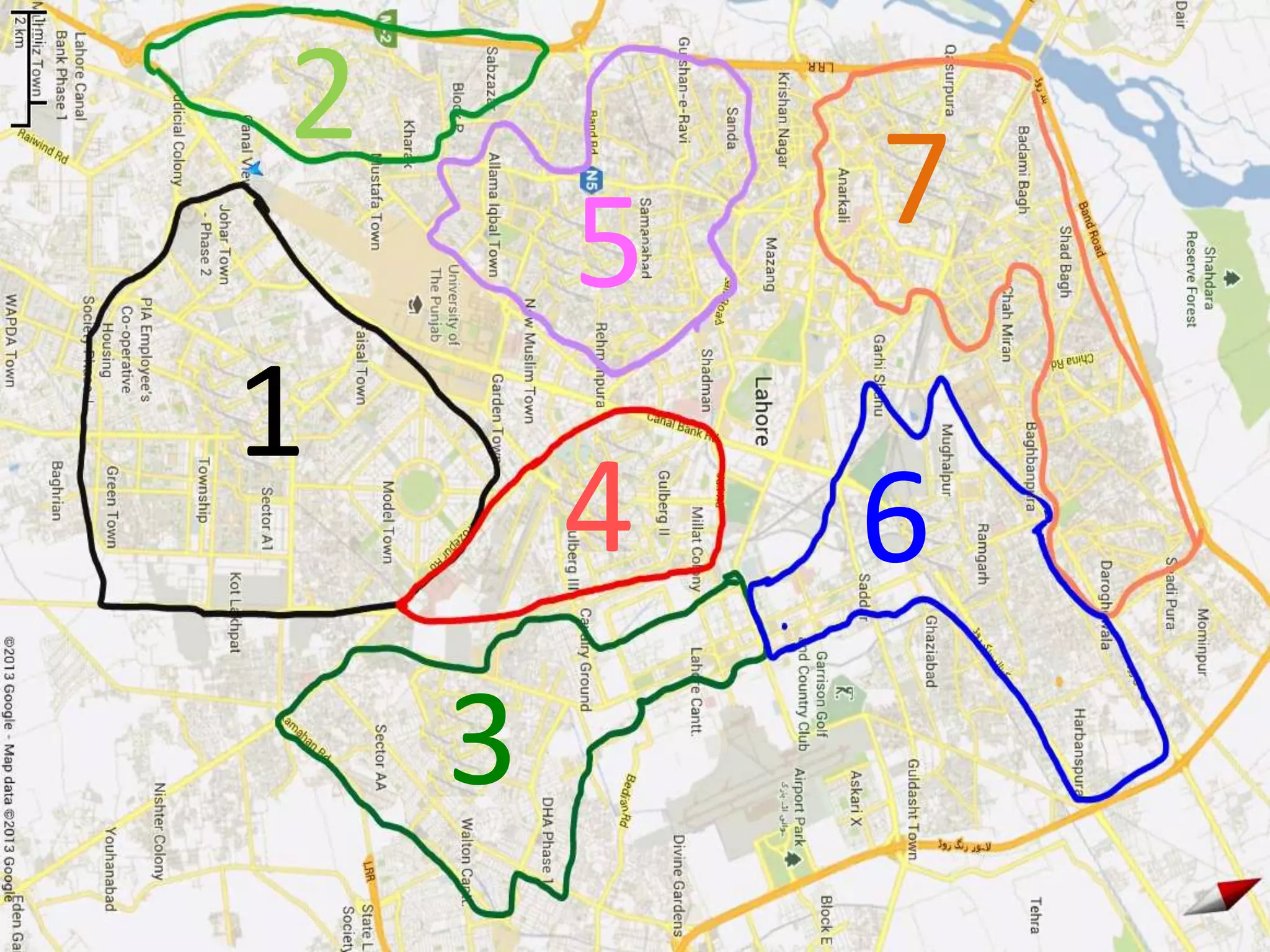 2
        5   7
1
        4   6
    3
 