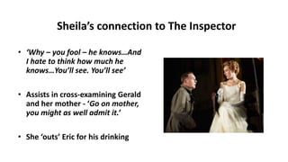 Sheila Birling essay preparation | PPTX