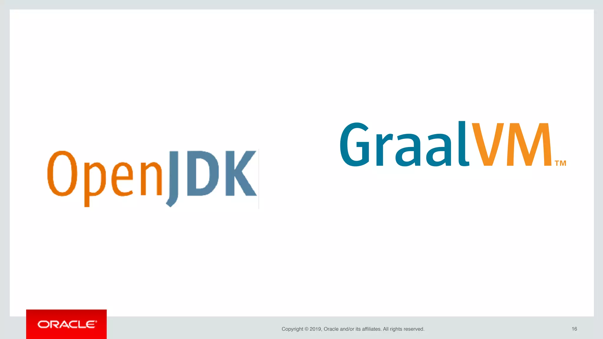 Copyright © 2019, Oracle and/or its affiliates. All rights reserved. !16
 