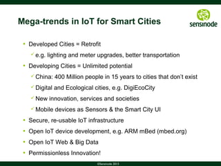 Smart Cities are the Internet of Things | PPT
