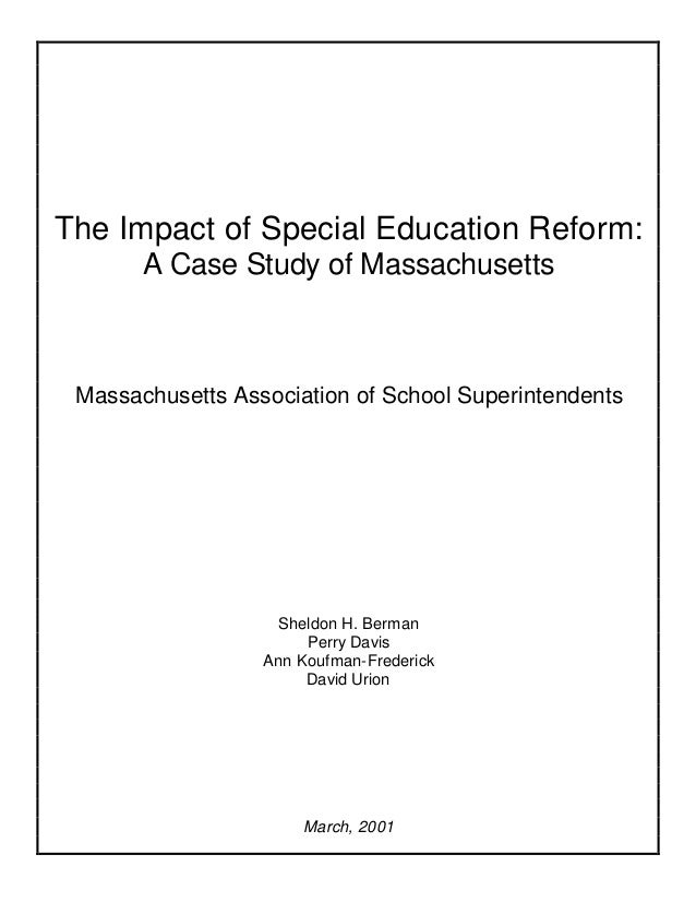 Special education case studies students