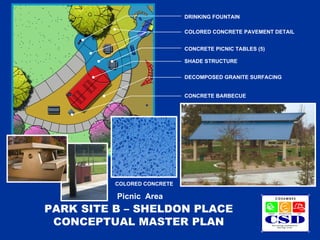 Sheldon Ridge Master Plan Cosumnes CSD - Sheldon Place Park Conceptual Master Plan | PPT
